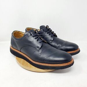 Samuel Hubbard Shoes Mens 11 Founder Black Leather Oxford Lace Up Comfort Vibram